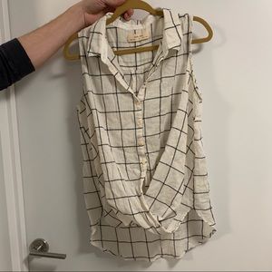 Anthropologie linen top.